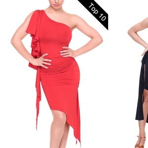 Tasha by Popcorn Latin or Rhythm dress. Size small